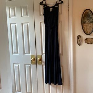 Blue maxi dress